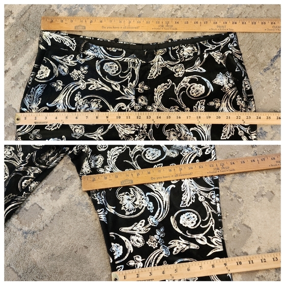 INC Black Velvet Silver Jacquard Blazer & Slim Pants. Men's size XXL & 38 pants. - Picture 17 of 17